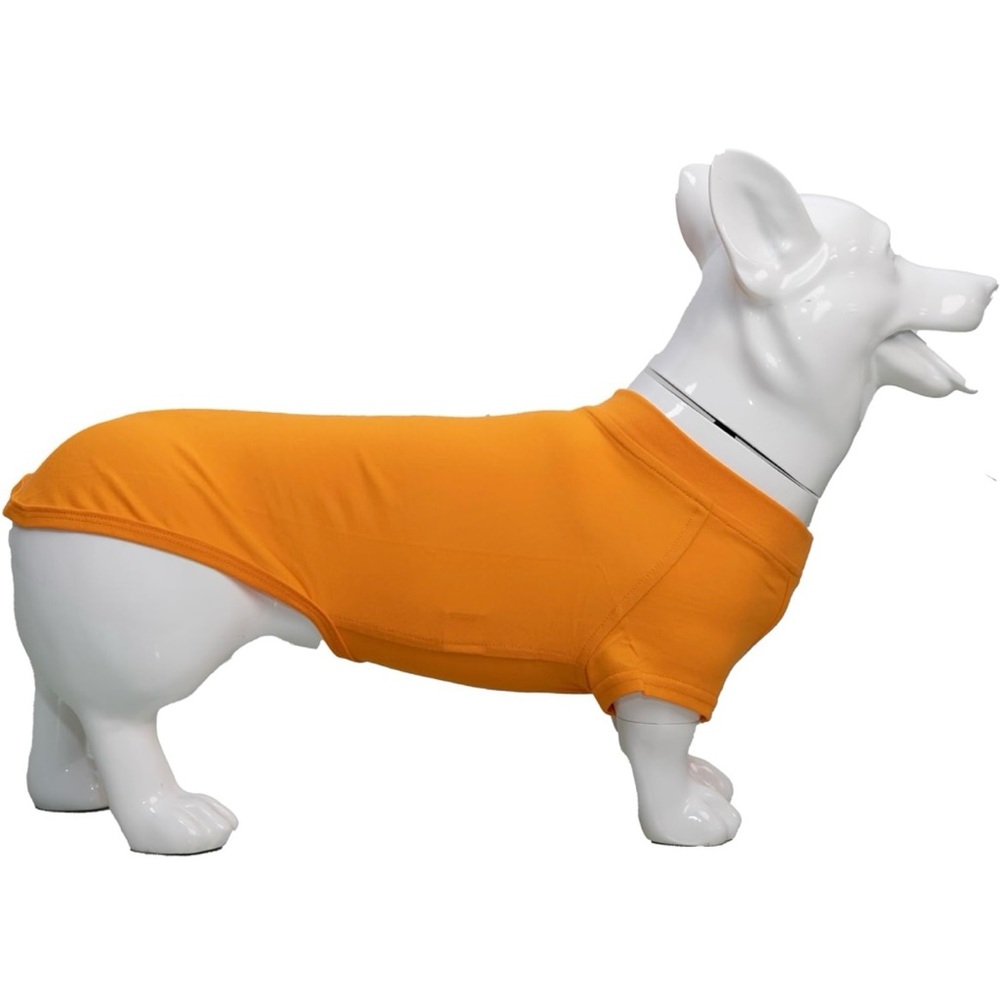 🌟NWOT! Lovelonglong Orange Dog T-Shirt